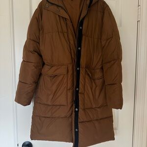 Quince Tan Puffer Jacket